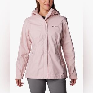 Columbia Women's Light Pink Rain Jacket